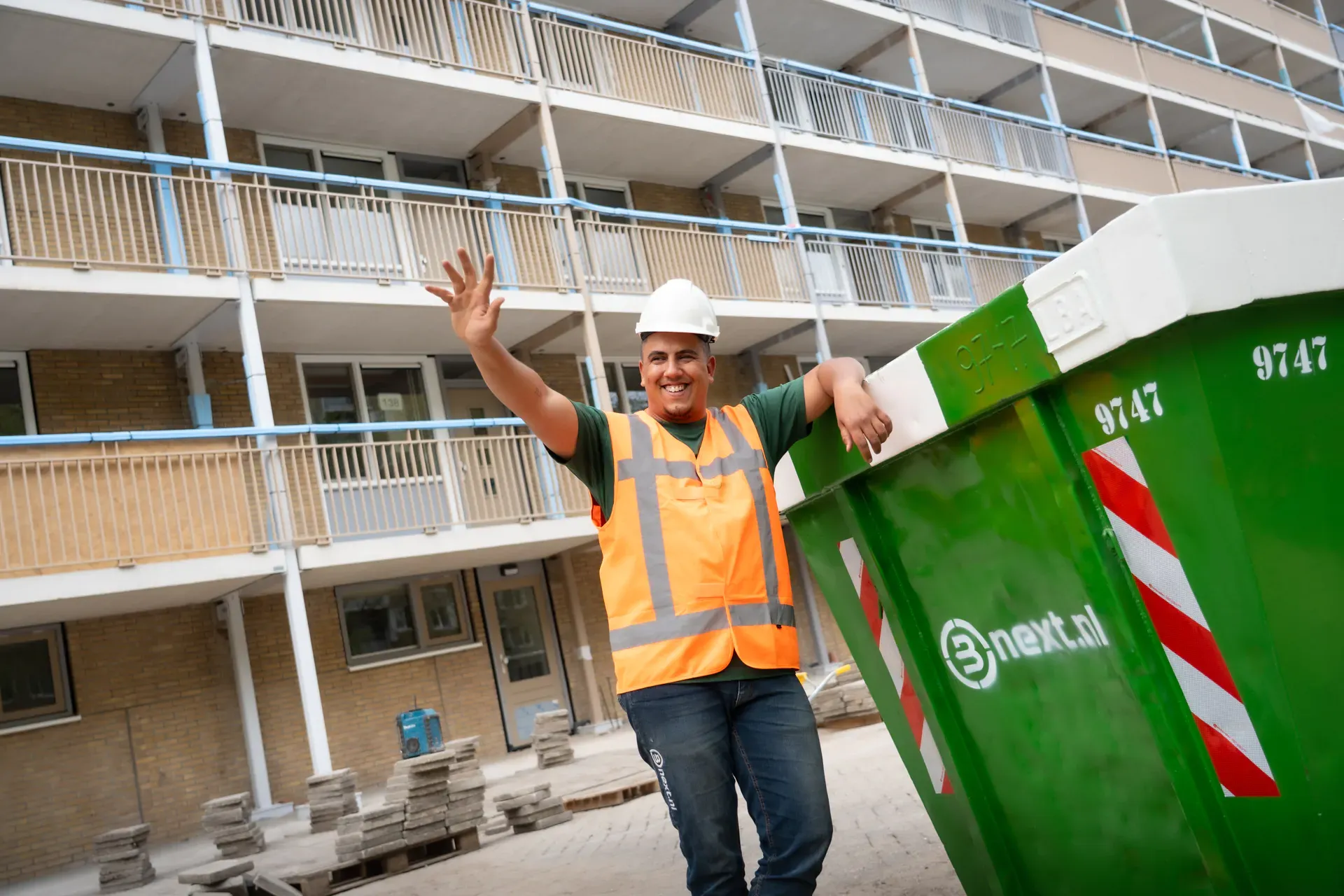 Lennert bij Bnext bak